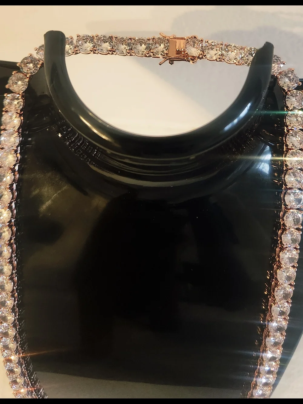 6mm Rose Gold Tennis necklace